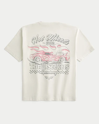 Boxy Heavyweight Hot Wheels Graphic Tee