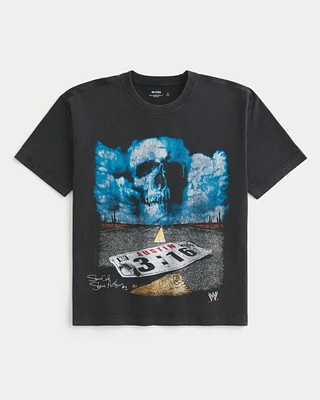 Boxy Heavyweight Stone Cold Steve Austin Graphic Tee