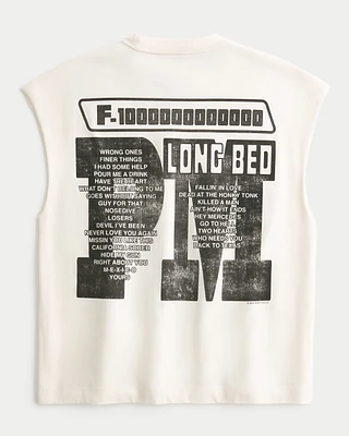 Boxy Heavyweight Post Malone Graphic Tank