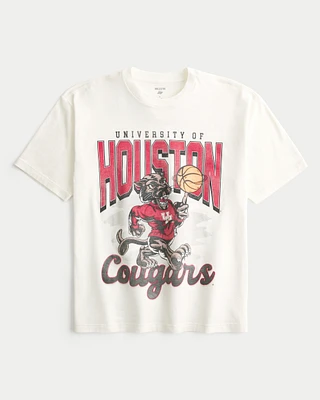 Boxy University of Houston Cougars Graphic Tee