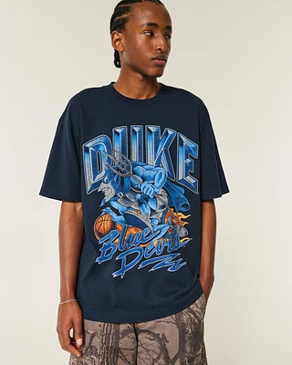 Boxy Duke Blue Devils Graphic Tee