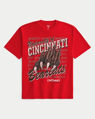 Boxy University of Cincinnati Bearcats Graphic Tee