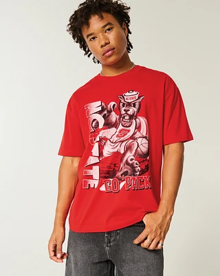 Boxy NC State Wolfpack Graphic Tee