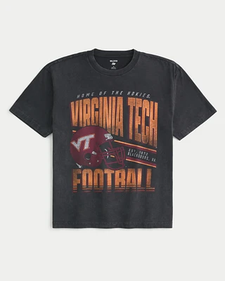 Boxy Virginia Tech Hokies Graphic Tee