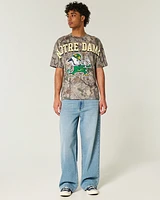 Boxy Notre Dame Fighting Irish Graphic Tee