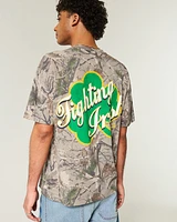 Boxy Notre Dame Fighting Irish Graphic Tee