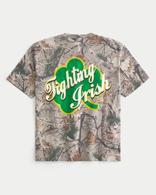 Boxy Notre Dame Fighting Irish Graphic Tee
