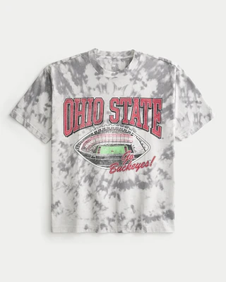 Boxy Ohio State Buckeyes Graphic Tee