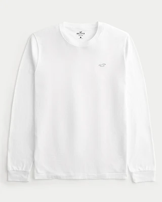 Long-Sleeve Icon Crew T-Shirt