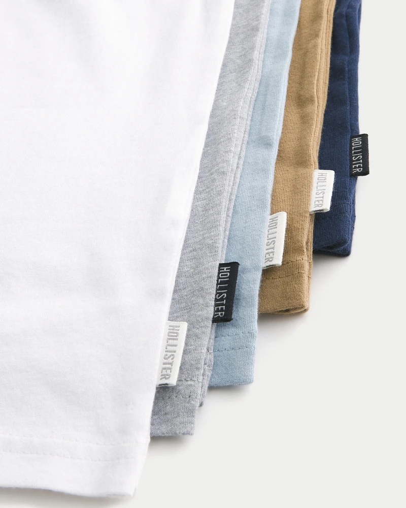 Relaxed Crew T-Shirt 5-Pack