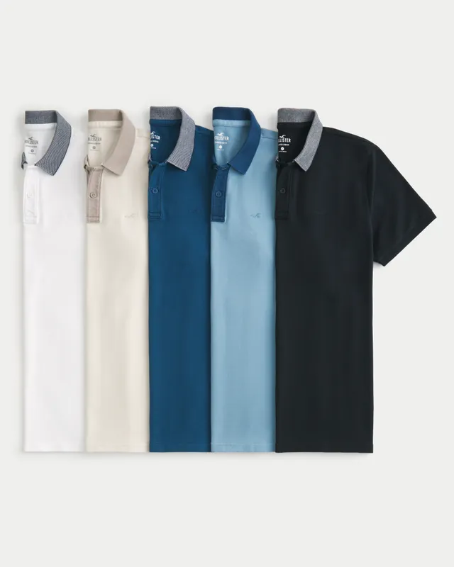 Hollister Icon Polo 5-Pack