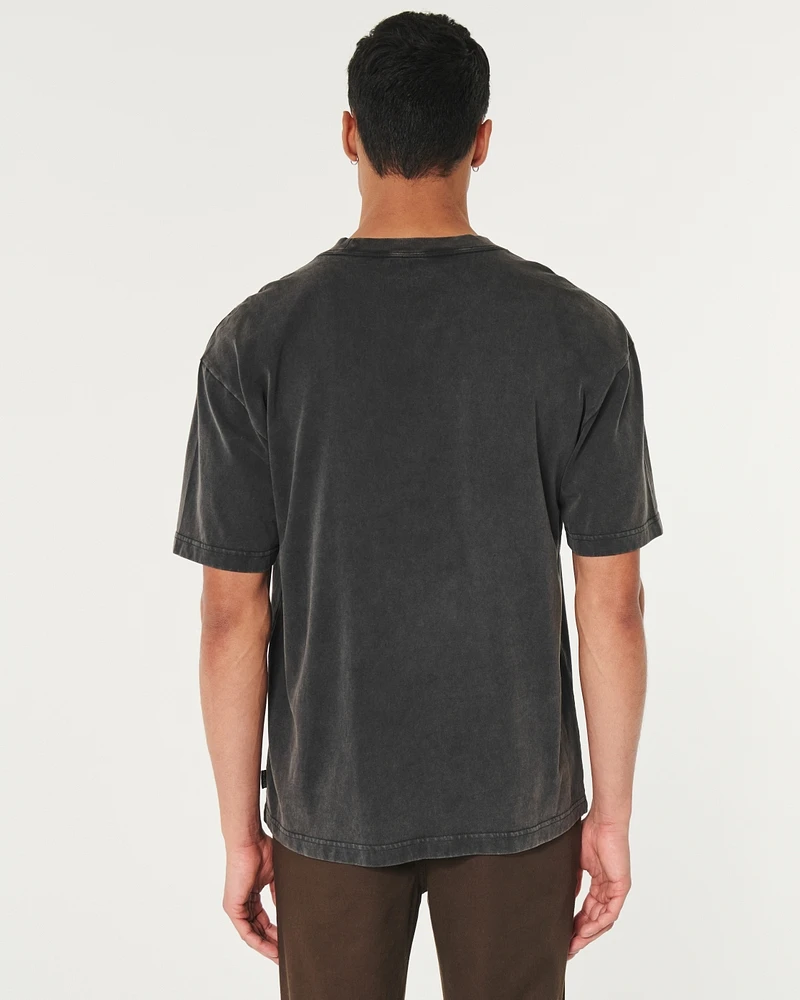 Heavyweight Boxy Cotton Crew T-Shirt