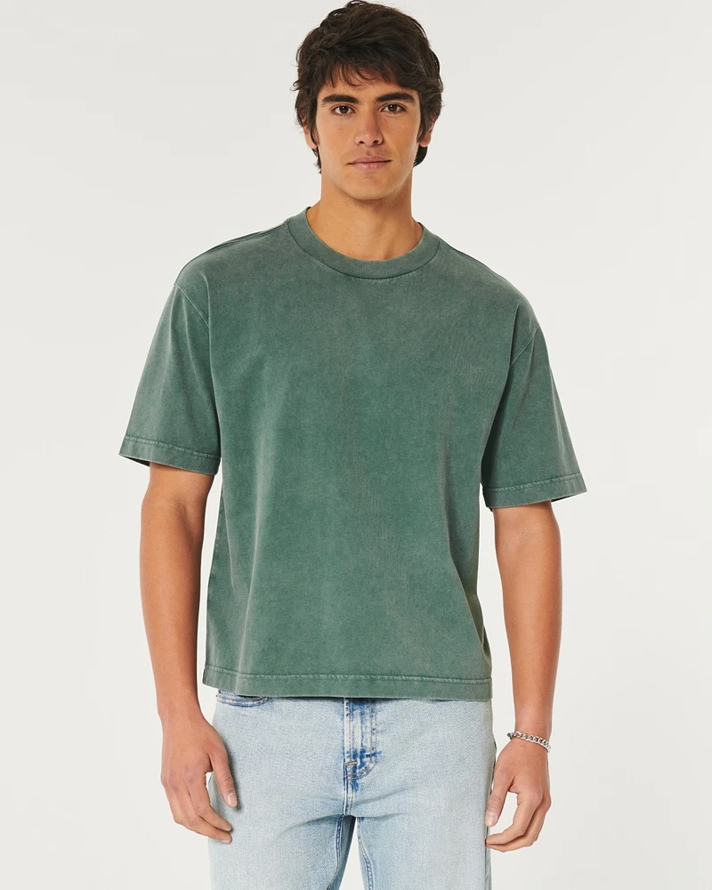 Heavyweight Boxy Crop Crew T-Shirt