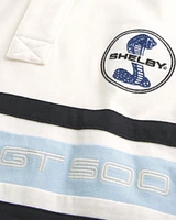 Boxy Heavyweight Shelby Graphic Rugby Polo