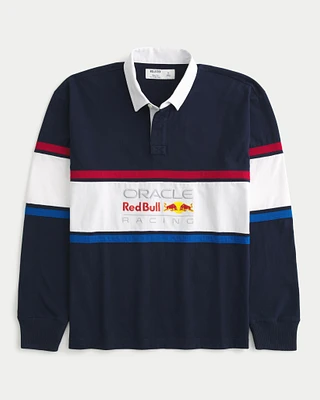 Boxy Heavyweight Oracle Red Bull Racing Graphic Rugby Polo