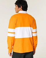 Boxy Heavyweight McLaren Graphic Rugby Polo