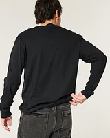 Long-Sleeve Cotton Crew T-Shirt