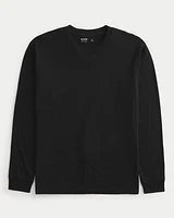 Long-Sleeve Cotton Crew T-Shirt