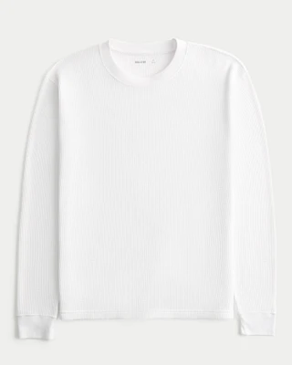 Long-Sleeve Thermal Crew T-Shirt