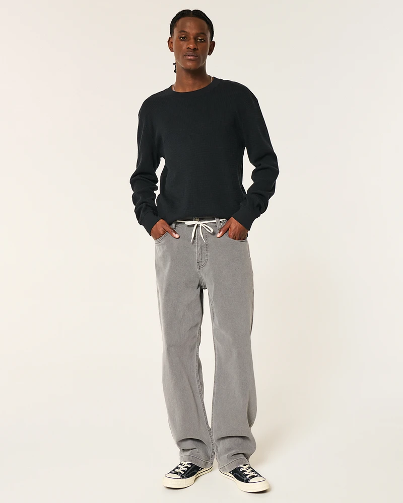 Long-Sleeve Thermal Crew T-Shirt