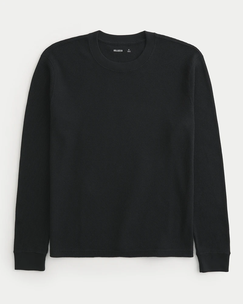 Long-Sleeve Thermal Crew T-Shirt