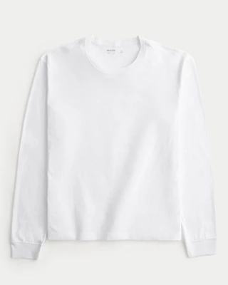 Long-Sleeve Layering Crew T-Shirt