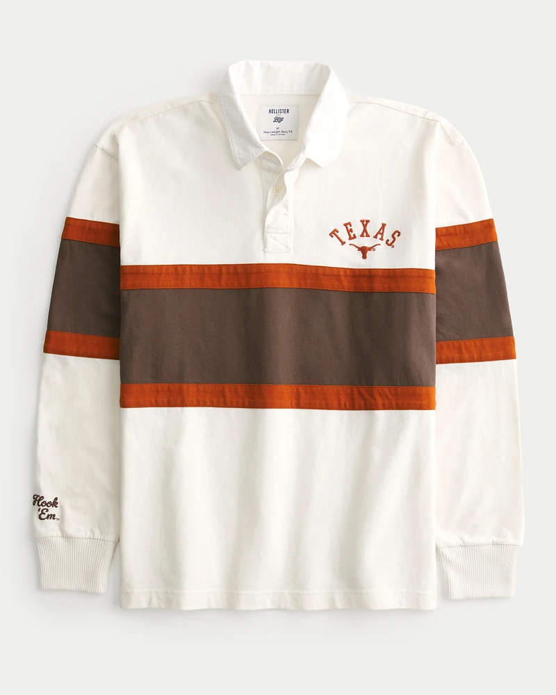 Boxy Heavyweight University of Texas Rugby Polo