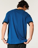 Boxy Ringer Crew T-Shirt