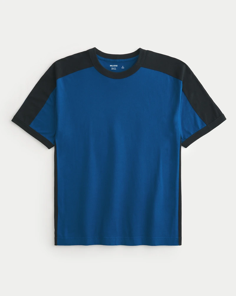 Boxy Ringer Crew T-Shirt