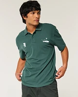 Relaxed Golf Graphic Polo