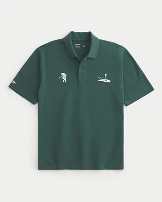 Relaxed Golf Graphic Polo