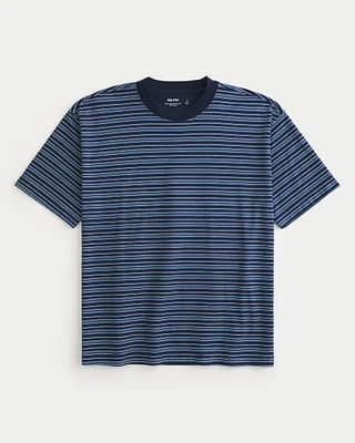 Boxy Heavyweight Cotton Crew T-Shirt