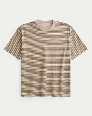 Boxy Heavyweight Cotton Crew T-Shirt