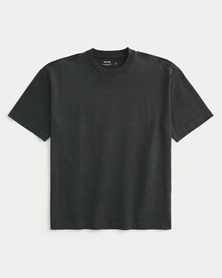 Boxy Heavyweight Cotton Crew T-Shirt