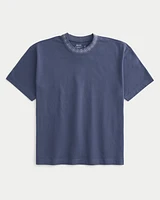 Boxy Heavyweight Ringer Crew T-Shirt