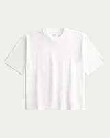 Boxy Heavyweight Crop Crew T-Shirt