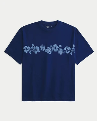 Baggy Floral Graphic Tee