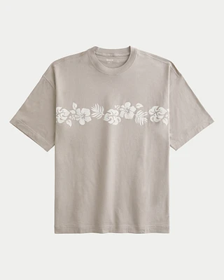 Baggy Floral Graphic Tee