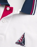 Relaxed Sailing Graphic Polo