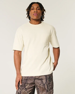 Boxy Heavyweight Pocket Crew T-Shirt