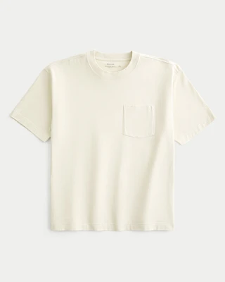 Boxy Heavyweight Pocket Crew T-Shirt