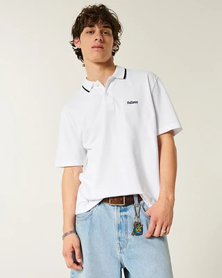 Relaxed Logo Polo