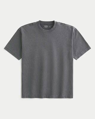 Boxy Heavyweight Washed Crew T-Shirt