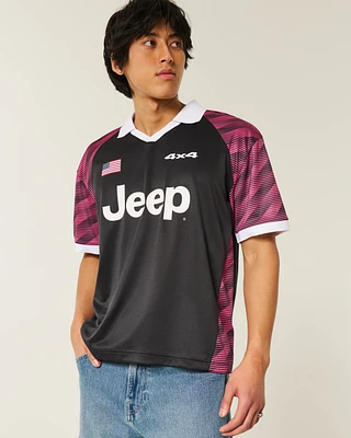 Boxy Jeep Graphic Soccer Jersey