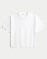 Boxy Heavyweight Crop Crew T-Shirt
