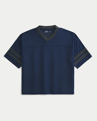 Baggy Crop Football Jersey