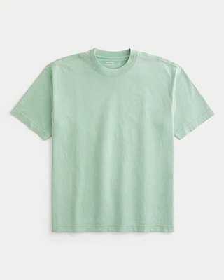 Boxy Washed Heavyweight Crew T-Shirt