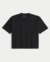 Heavyweight Boxy Crop Crew T-Shirt
