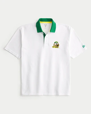 Boxy University of Oregon Graphic Polo