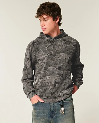 Relaxed Camo Thermal Hoodie